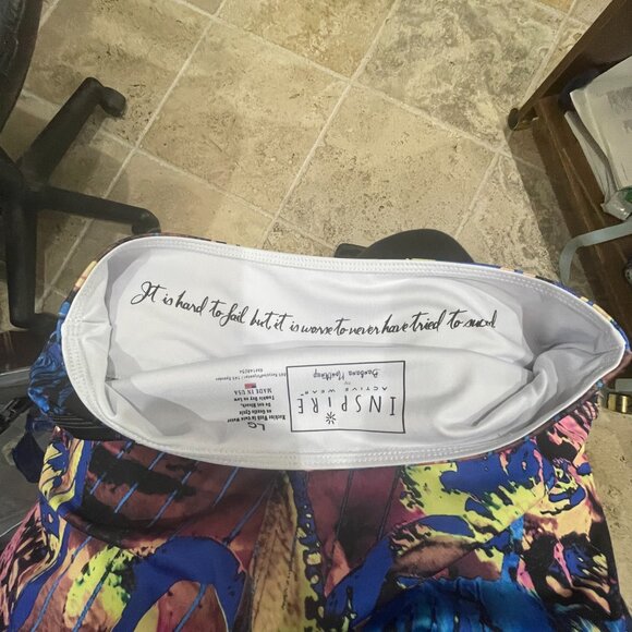 NWT Flared full length yoga pants by Inspire Active Wear by Barbara Northrup - Picture 5 of 5